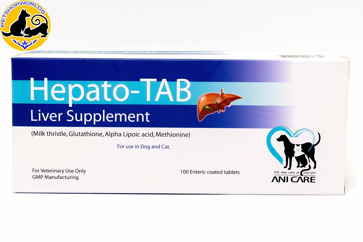 Thực phẩm chức năng hepato tab hỗ trợ gan cho chó mèo 1 vĩ/10 viên