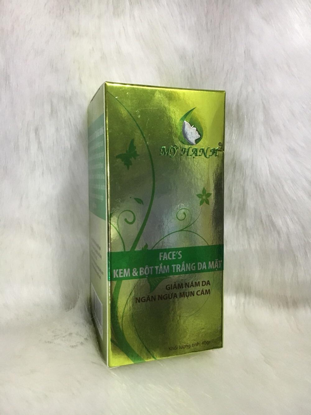 Kem và bột tắm trắng da mặt Mỹ Hạnh giảm nám, ngăn ngừa mụn cám