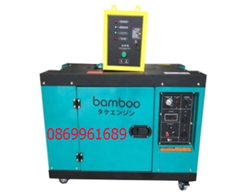 Máy phát điện BamBoo BmB 8800A chạy dầu 7kw có tủ ATS