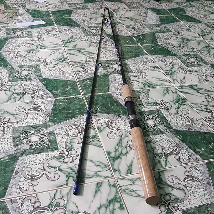 Cần câu cá shimano 2 khúc rỗng - cần câu lure ( đồ câu cá Giang Nam ) big sale