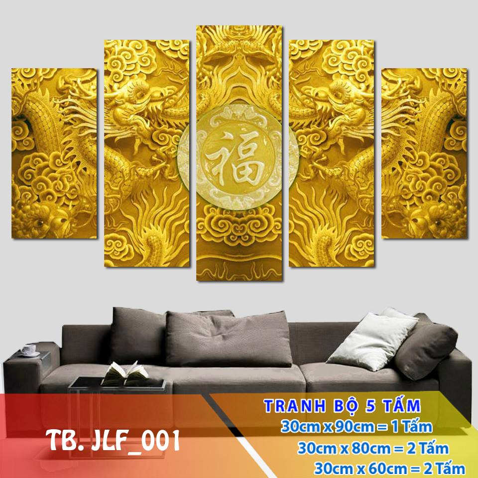 Tranh treo tường song long CP1