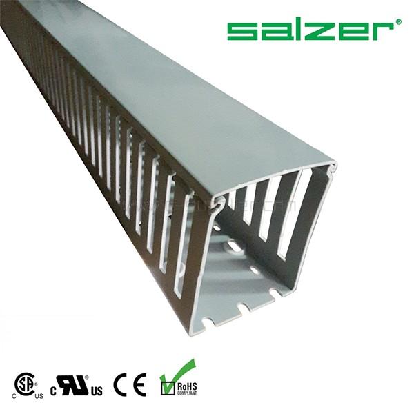 Máng nhựa đi dây 80x100x1700mm - Máng nhựa Salzer Ấn Độ - Máng nhựa to 80x100 - Ống nhựa răng lược đi dây điện 80x100mm