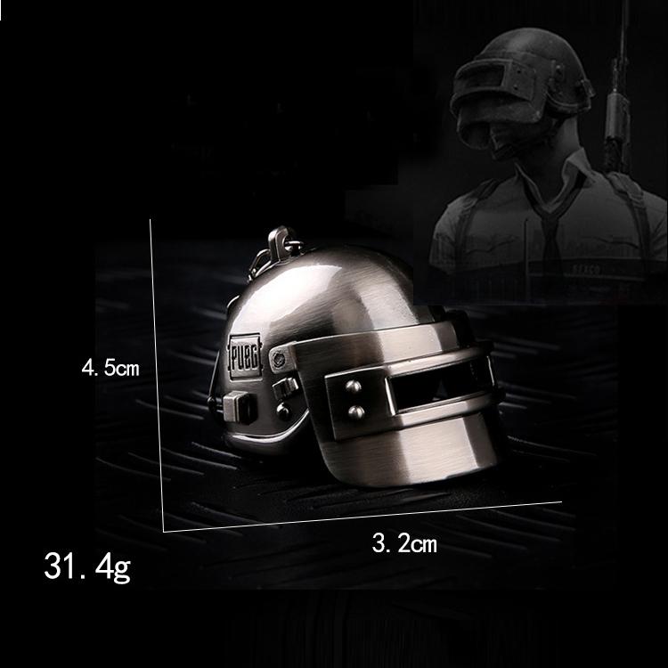 Móc khóa mô hình mũ 3 game pubg