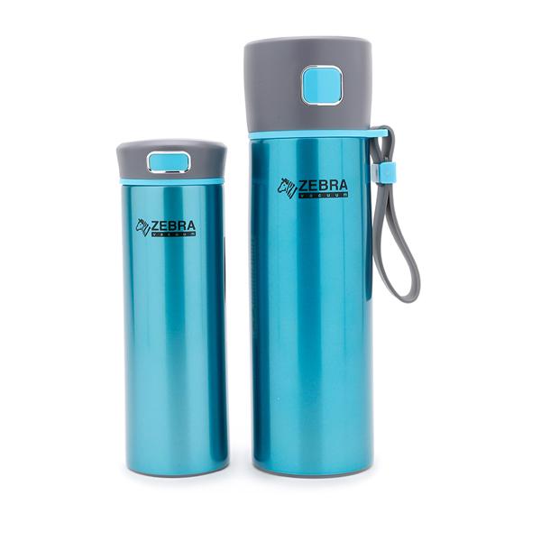 Bộ 2 bình giữ nhiệt Zebra thái Lan 300ml + 480ml 184165. Nhập khẩu Thái Lan, inox 304 cao cấp siêu bền, tuyệt đối an toàn cho sức khỏe
