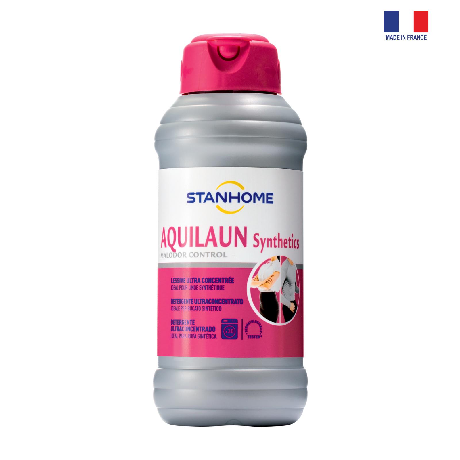 Nước giặt đậm đặc khử mùi, giảm tĩnh điện cho quần áo Stanhome Aquilaun Synthetics 750ml