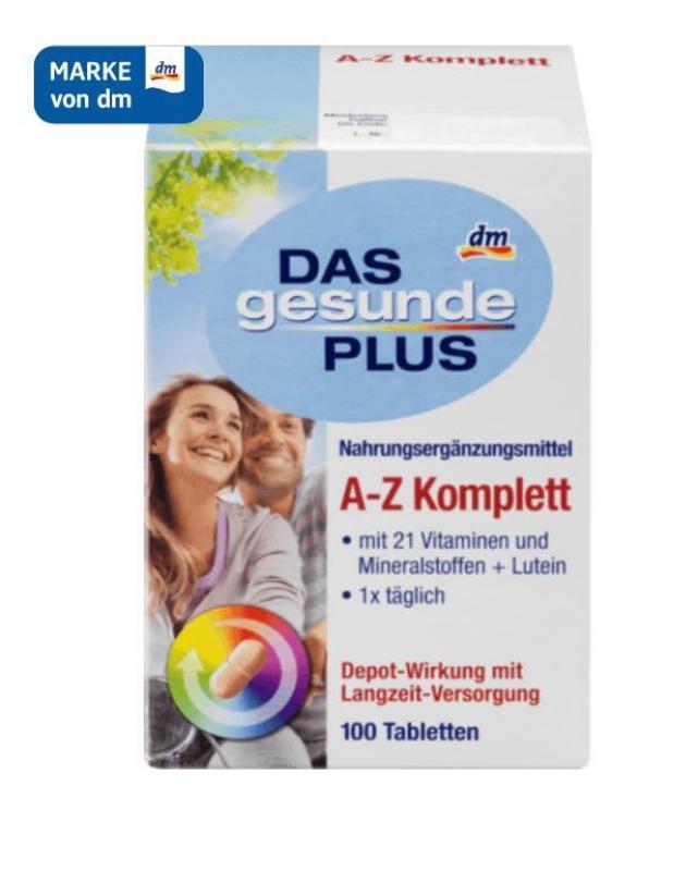 Vitamin Tổng Hợp Từ A-Z Cho Người Từ 18-50T của hãng Dasgesunde Plus Xách Tay Đức cao cấp