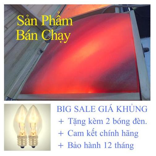 Đá muối Himalaya Cao Cấp mặt cong gỗ thông.