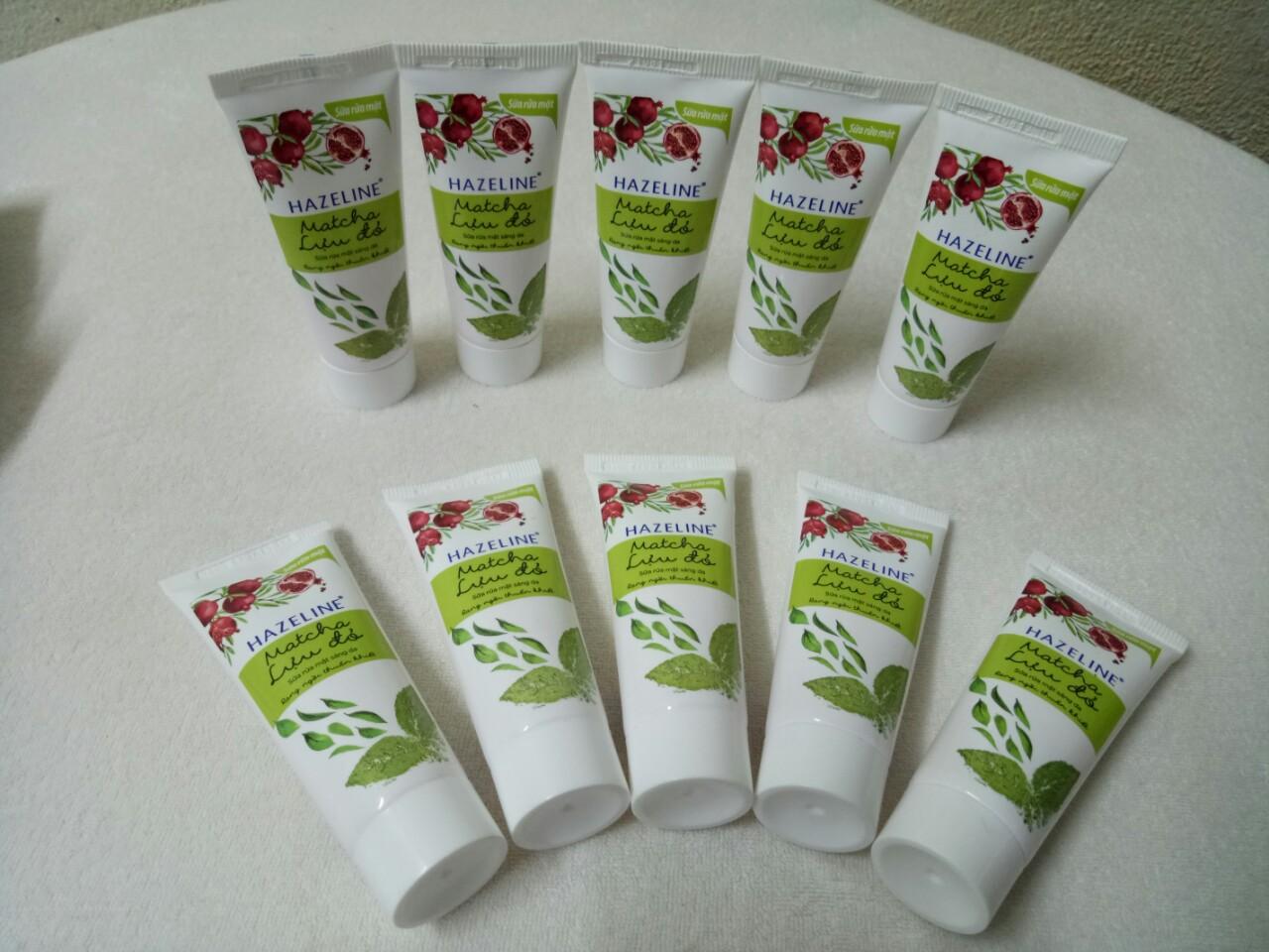 Combo 10 chai sữa rữa mặt matcha lượu đỏ + Tặng 5 gói sữa tắm yến mạch dâu tằm