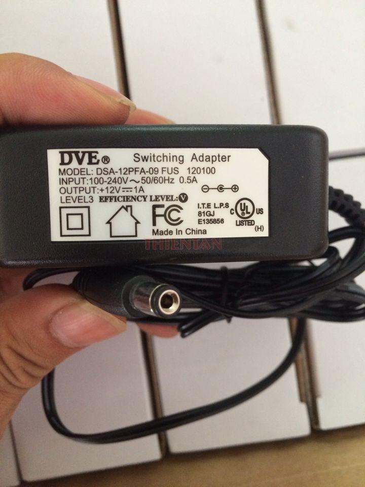 Nguồn camera 12v 1a dve