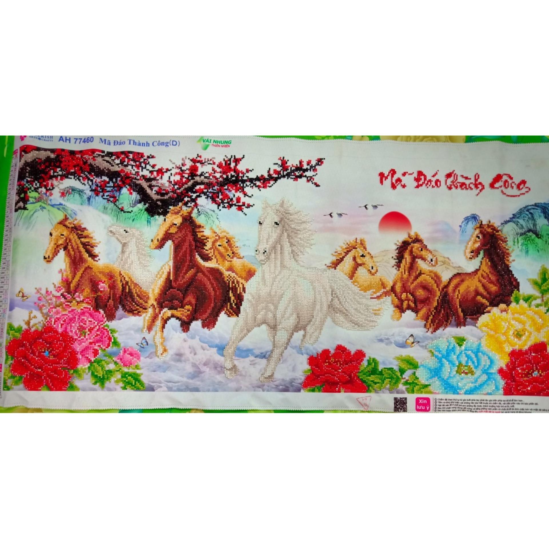 [HCM]TRANH ĐÍNH ĐÁ THÀNH PHẨM MÃ ĐÁO THÀNH CÔNG 77460  ĐÃ ĐÍNH XONG