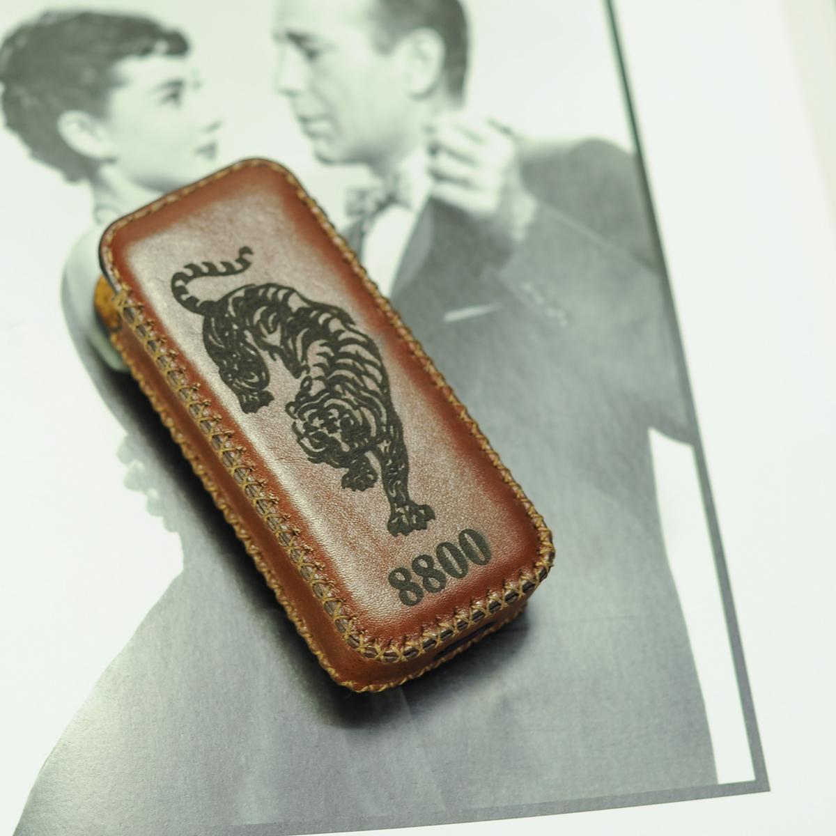 Bao da handmade cho điện thoại nokia 8800 - bao da mino crafts vi243