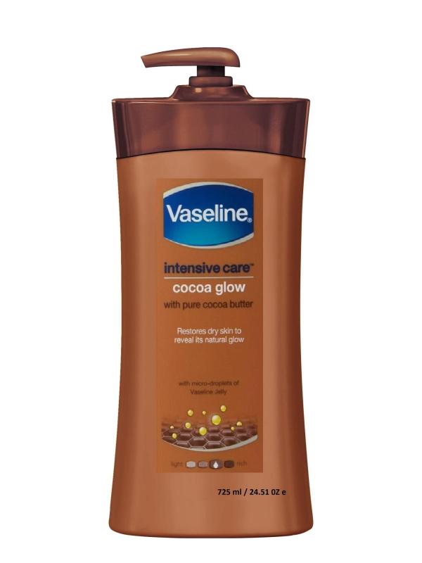 Dưỡng thể Vaseline Intensive Care CoCoa Glow 725ml - nâu