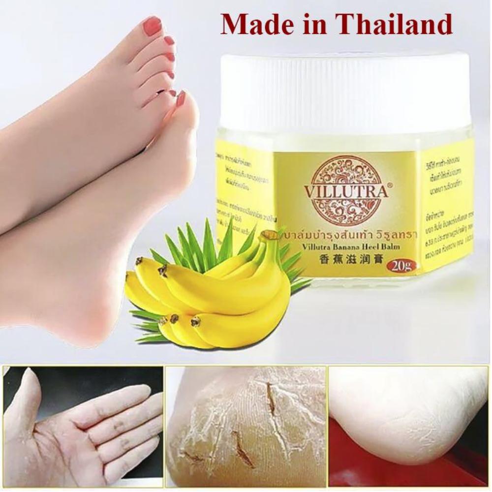 Kem Đặc Trị Nứt Gót Chân, Khô Da Hiệu Quả VILLUTRA Banana 20g Hàng Thái
