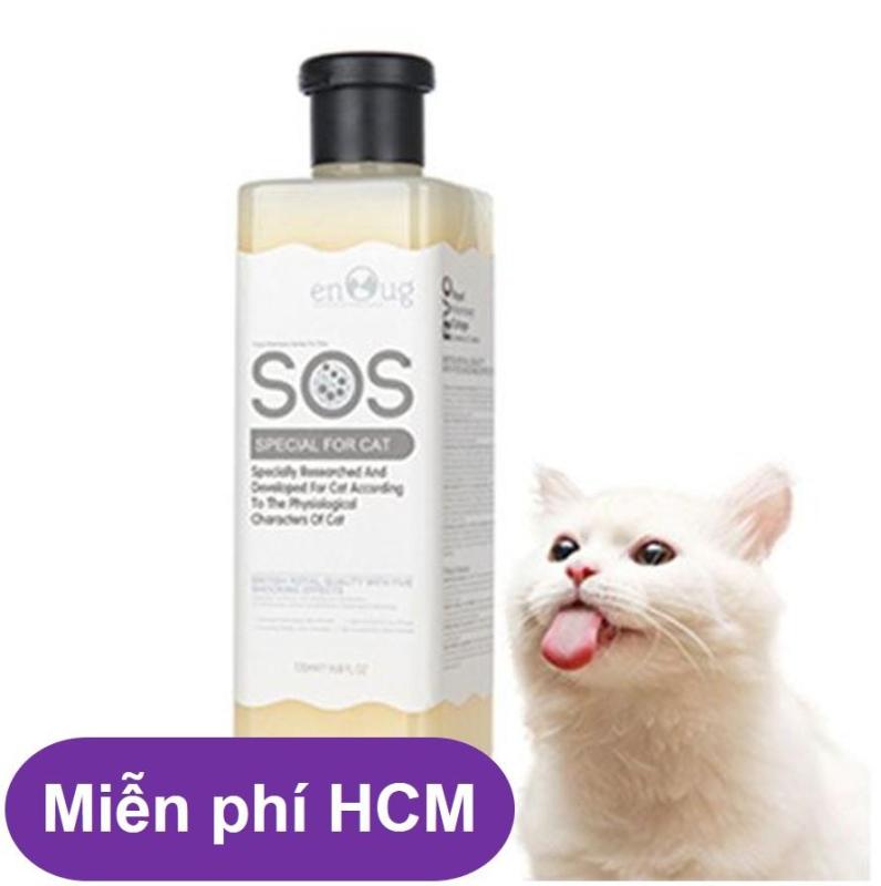 HCM-Sữa Tắm SOS cao cấp màu Vàng phục hồi da và lông dành cho Mèo. - 530ml (dùng cho mọi loại mèo) ( 366g)-HP10780TC
