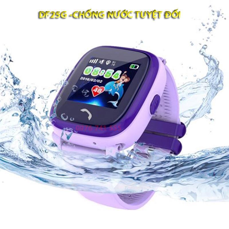 Đồng hồ Định vị quản lý giám sát trẻ em GPS-LBS DF25G chống nước tuyệt đối IP67