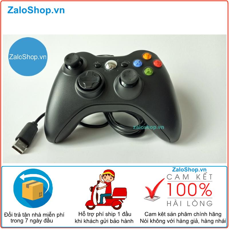 Tay cầm game có dây, hỗ trợ PC, Laptop