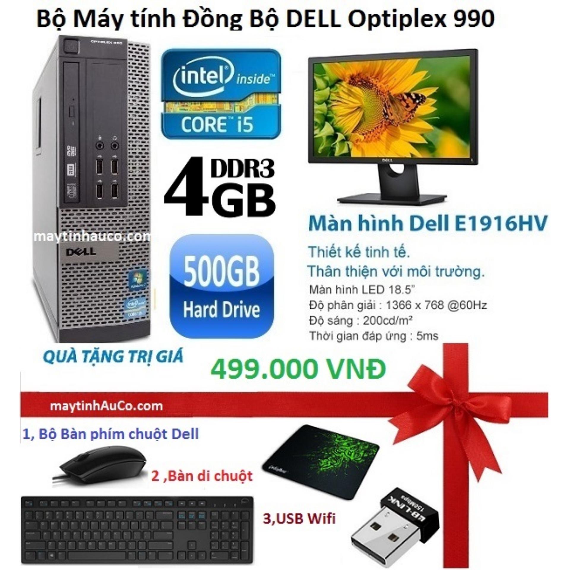 >> TRA GIÁ ĐỒNG BỘ DELL OPTIPLEX 990 CORE I3 2100 / 4G / 500G - TẶNG USB WIFI , BÀN DI CHUỘT , BẢO HÀNH 24 THÁNG | Shopee Lazada Sendo Tiki mới nhất 46 Bộ Máy tính Đồng Bộ DELL Dell Optiplex 990 (Core i5 2400 / 4G / 500G ) , Màn hình Dell 18.5 inch Wide LED ,Tặng bàn phím chuột , USB Wifi , Bàn di chuột - Hàng Nhập Khẩu