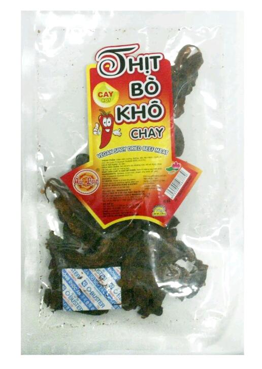 Thịt bò khô vị cay chay âu lạc