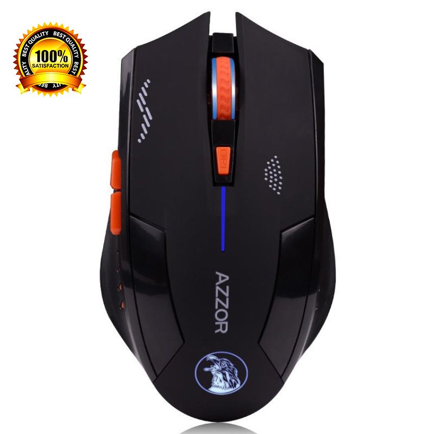 Chuột game pin sạc không dây Azzor Eagle Version 3 - Phiên bản Silent cực êm (3 màu)