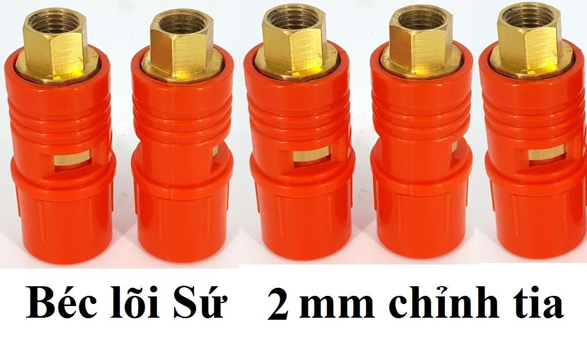 Bộ 5 béc rửa xe cao áp chỉnh tia lõi sứ 2 mm