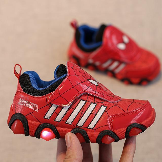 Giày thể thao siêu nhân người nhện cho bé - Size 26 đến 31 - Spider man