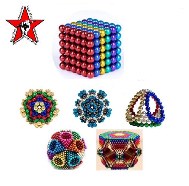 Bộ đồ chơi xếp hình 216 viên nam châm thông minh Magic Buckyballs tròn / nam châm ảo thuật