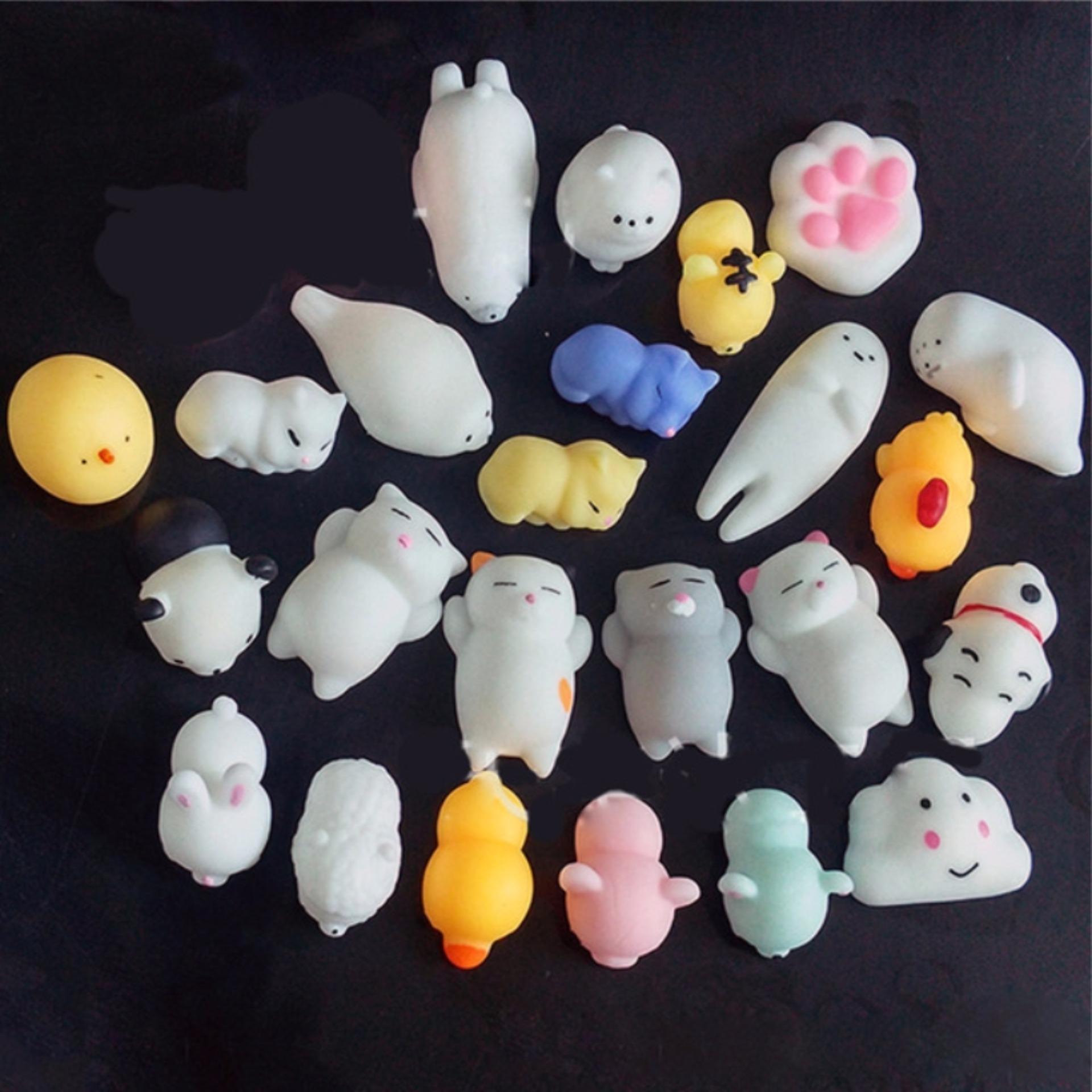Đồ Chơi Squishy Mochi ( Bộ 10 Con ) Siêu Dễ Thương Có Hộp Đựng Từng Con - Popy Shop