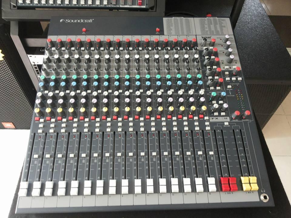 [HCM][Trả góp 0%]BÀN MIXER SOUNDCRAFT FX16II CHUYÊN NGHIỆP