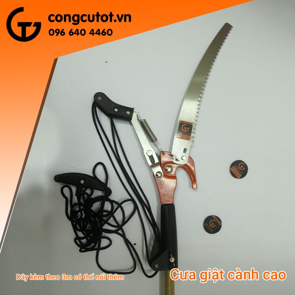 Cưa cắt cành trên cao Sakagawa 1009 thép SK5 Nhật