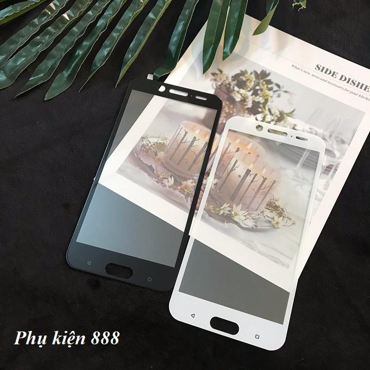 Combo kính cường lực full màn và ốp lưng silicon cho htc 10 evo cb054