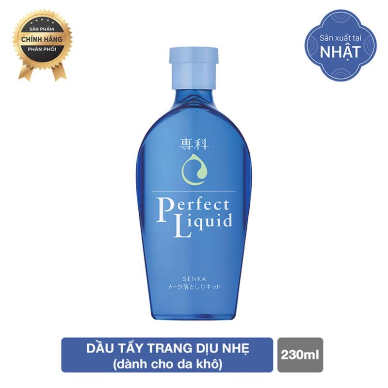 Dầu tẩy trang cho da nhạy cảm Senka Perfect Liquid 230ml