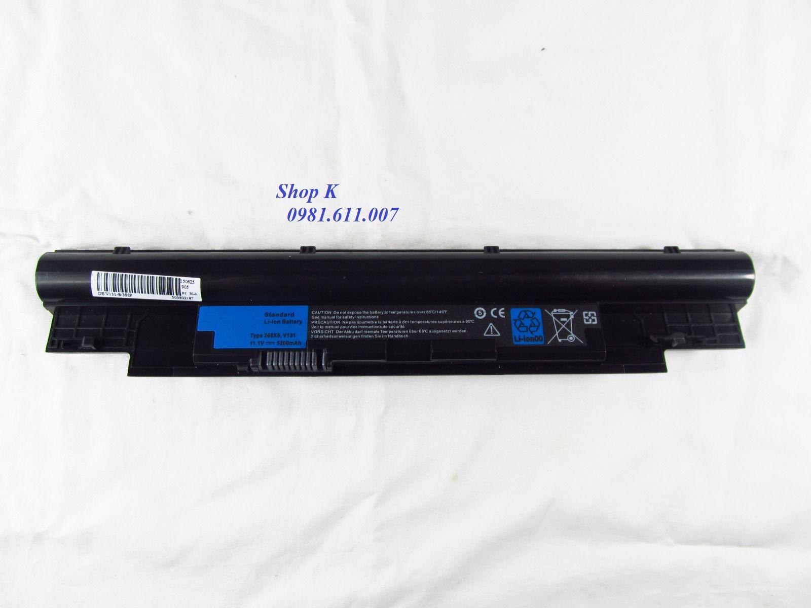 Pin thay thế cho laptop dell. v131