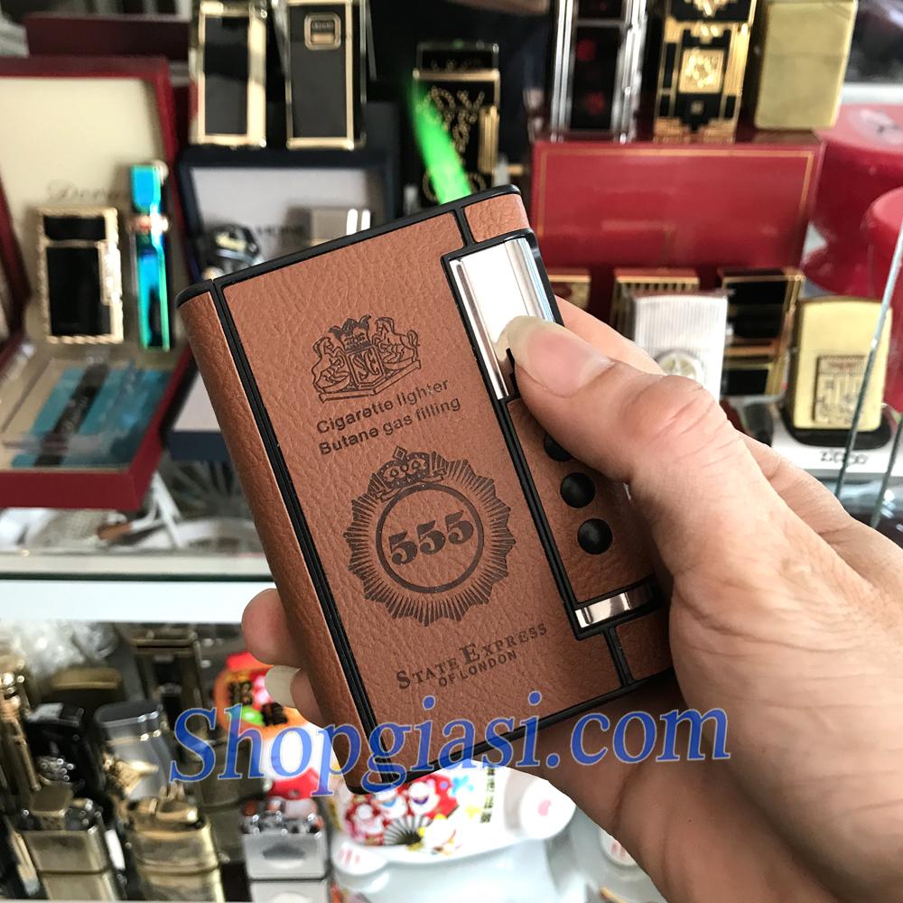 Hộp đựng thuốc 555 - marl kiêm bật lửa