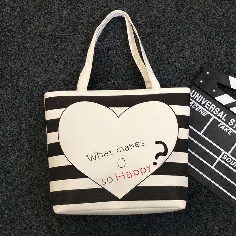 Túi tote chuẩn một form - mẫu 2 so happy