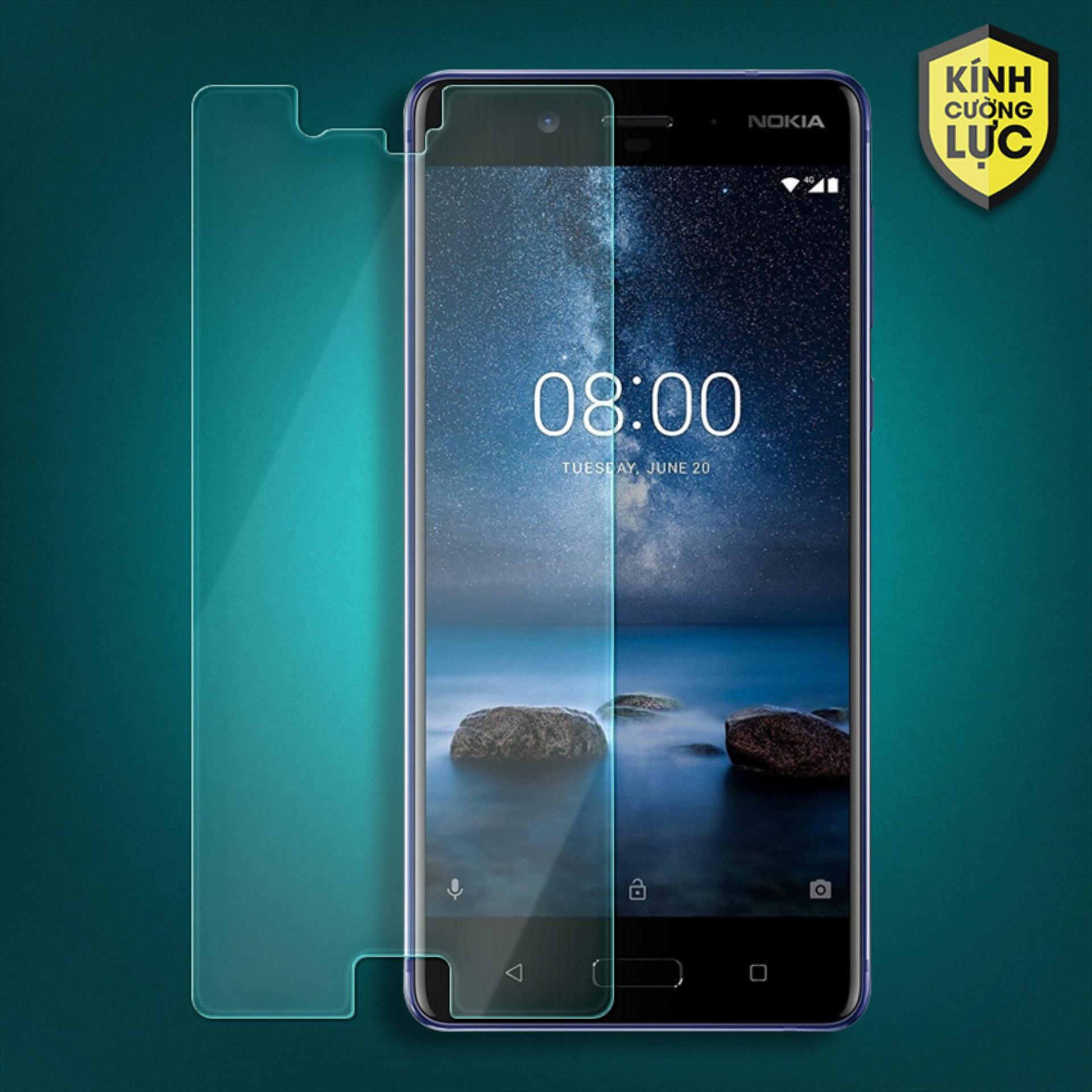 Bộ 2 Miếng dán kính cường lực 2.5D cho Nokia 8 - Glass