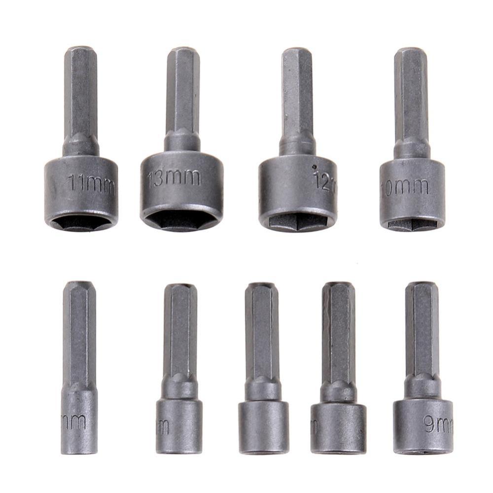 Bộ 9 đầu vặn ốc bằng thép