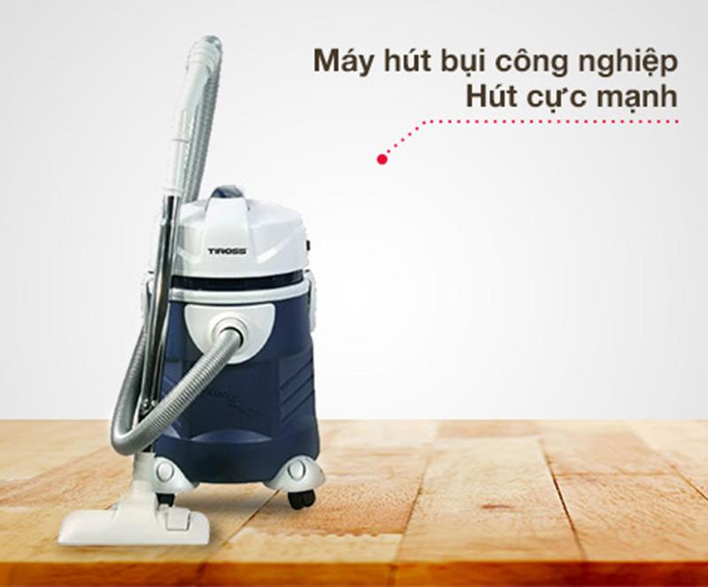 Máy hút bụi công nghiệp tiross ts9301 - xanh trắng
