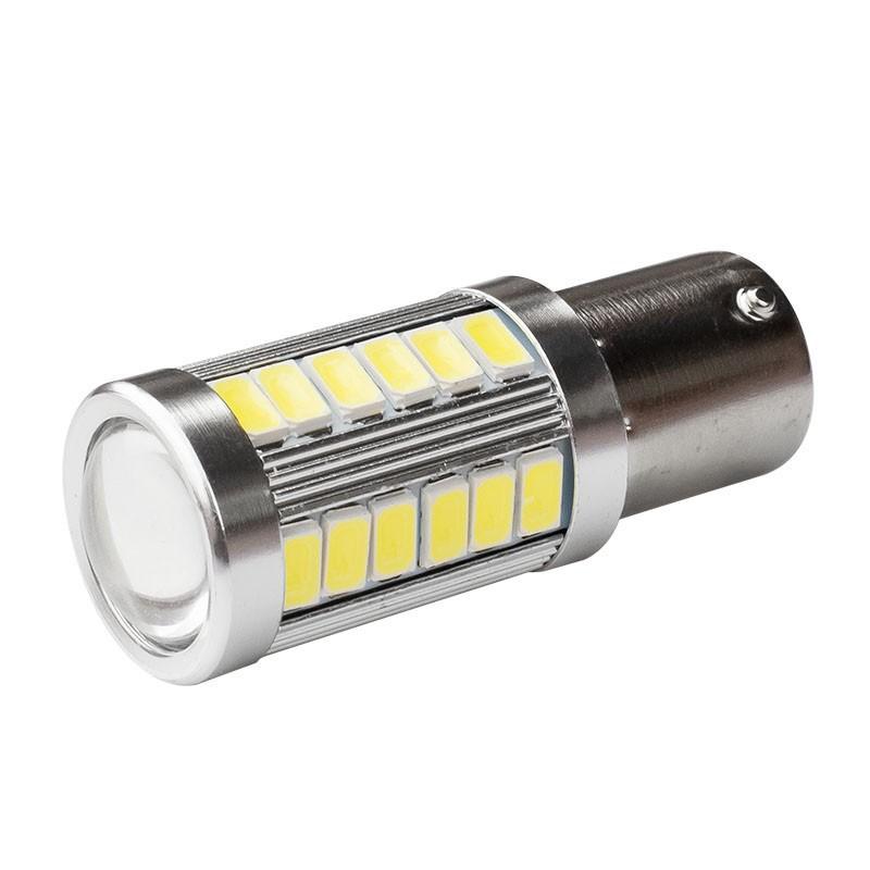 Đèn LED Lùi/xi nhan 1156 cao cấp dành cho xe tải, Oto, xe máy LS33 (sáng màu trắng)