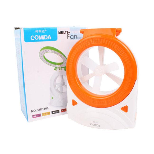 Quạt tích điện comida - 168 - đa năng 3 trong1