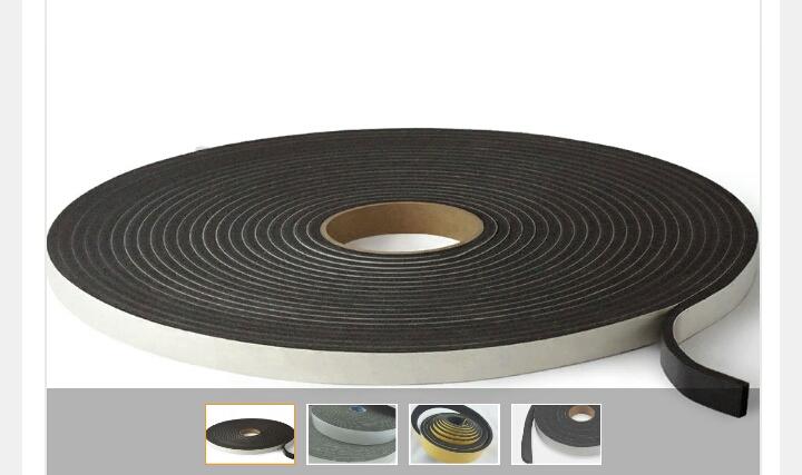 Cuộn GIOĂNG CAO SU XỐP TỰ DÍNH CÁCH ÂM GIẢM ỒN, bản rộng 50mm x dài 9,14m x dày 5mm