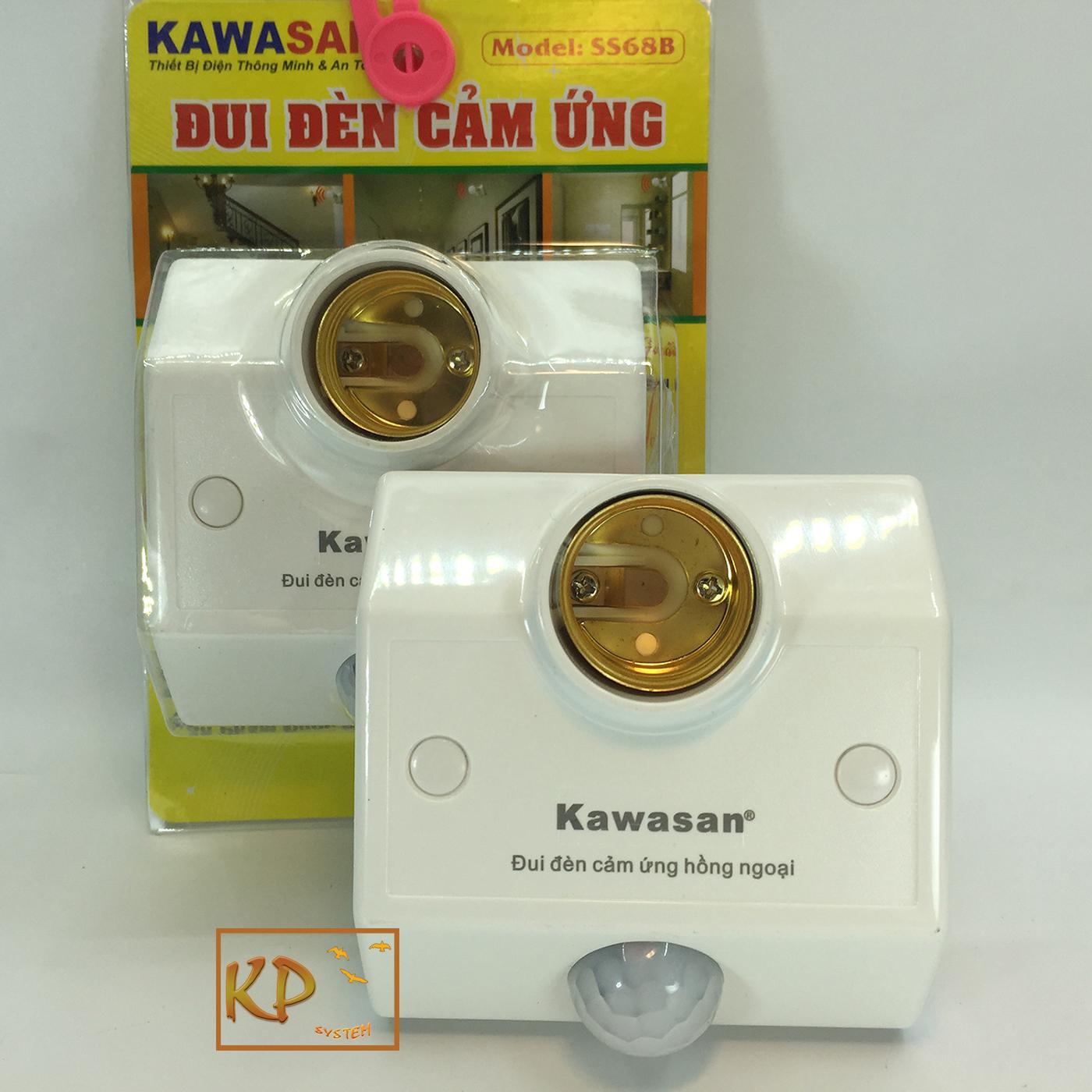 Combo 2 đui đèn cảm ứng chuyển động, cảm ứng hồng ngoại đèn tự bật khi người tới Kawasan SS68