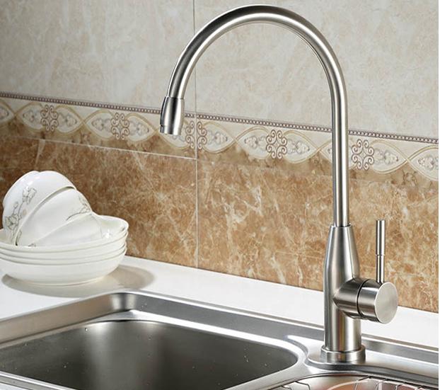 Vòi rửa bát nóng lạnh inox304 zento sus5583