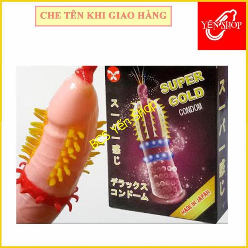 Bao cao su bi gai râu Nhật Bản cao cấp - Hộp 2c