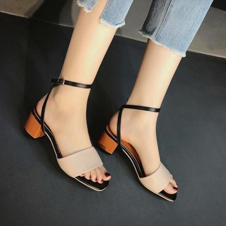 Giày nữ, giày sandal cao gót nữ gót sơn mẫu hot nhất hiện nay PinkShopGiayDep giá rẻ
