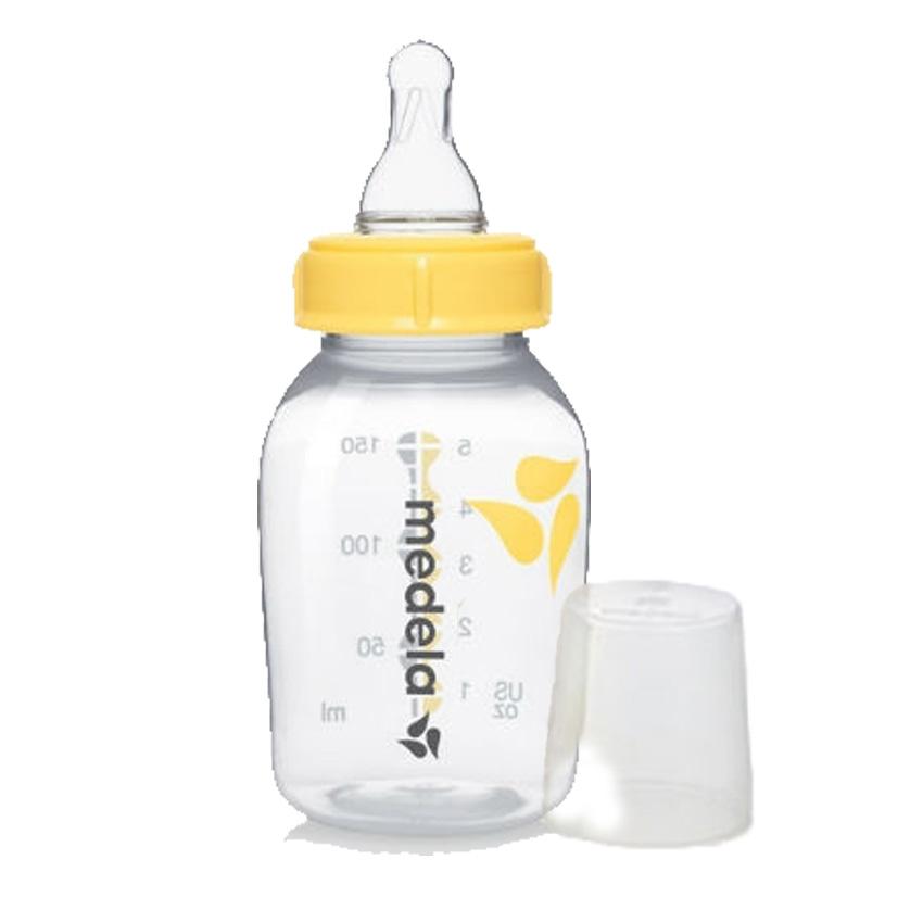 Bình sữa Medela 150 ml, ty mềm nhất cho trẻ sơ sinh