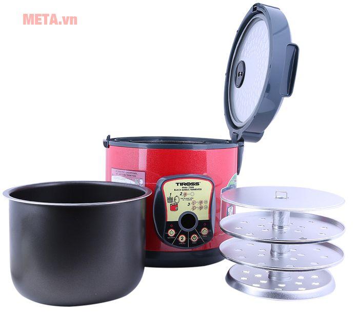 Máy làm tỏi đen tiross ts-908 - hàng nhập khẩu + bàn chải đánh răng