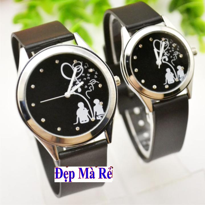 Đồng Hồ Cặp Đôi Đôi Tình Nhân Dây Cao Su - Giá bán trên là 2 chiếc như hình - DH2018300033080139