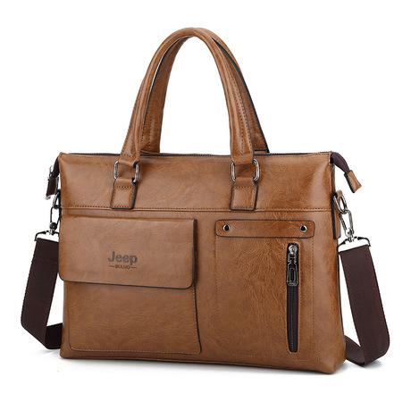 Túi xách da công sở cao cấp jeep buluo t06 , vừa laptop 15inch - dh store