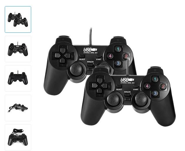 Tay Cầm Chơi Game Đôi Controller Cho PC, laptop dành cho 2 người chơi