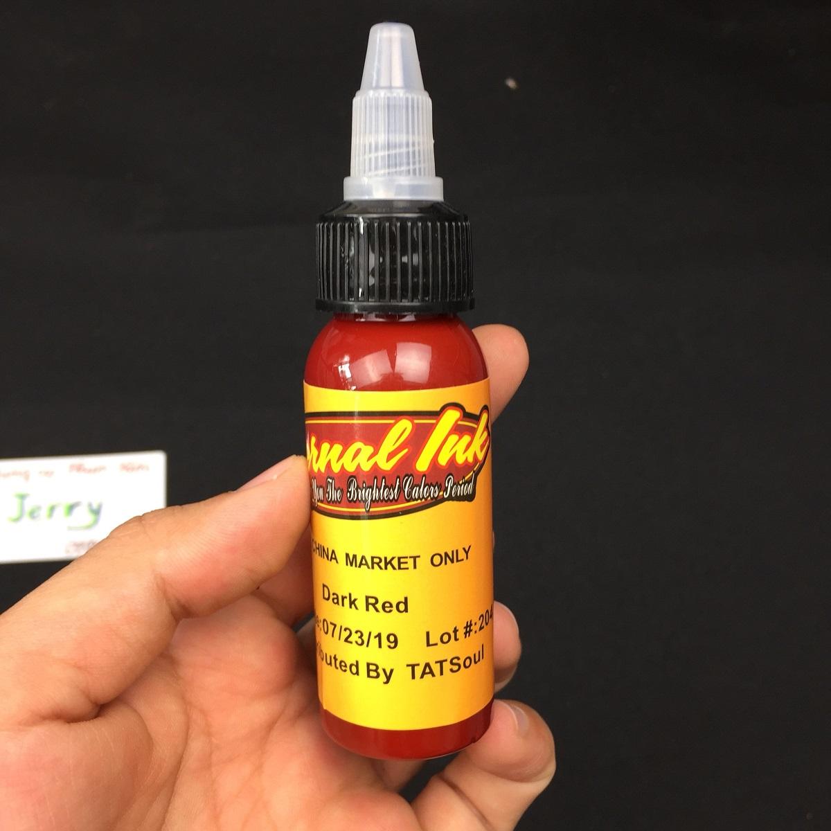 Mực Xăm Hình Tatoo Lên Màu Đẹp Hãng ETERNAL - 30ml - Màu Đỏ Đô